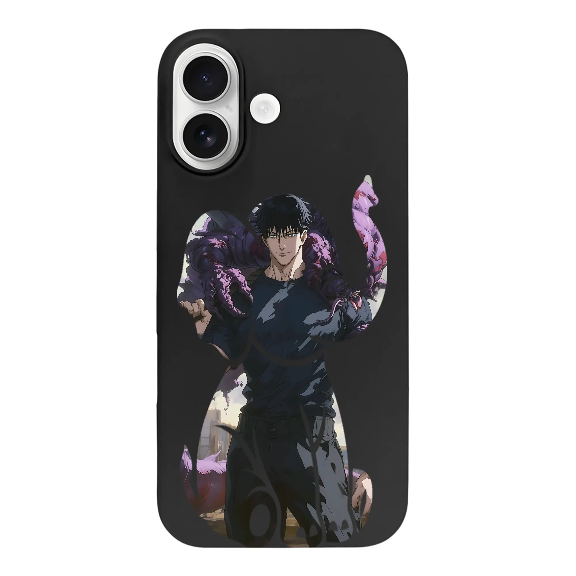 呪術廻戦 グッズ,伏黒 甚爾 - iPhone 17 シリーズ シリコンケース 薄型 耐衝撃 指紋防止 ソフトタッチカバー 精密フィット 傷防止 保護ケース iPhone 17/17 Air/17 Pro/17 Pro Max 対応